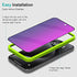 2 Pack Purple Privacy Screen Protector for iPhone 15 Pro 6.1 inch, 9H Anti-Spy Tempered Glass, Easy Installation, High Sensitivity, Case Friendly...