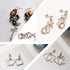 1080pcs Earring Backs, Safety Back Pads backstops Stopper, Clear Rubber Bullet Shape Butterfly Plastic Secure Earring kit (10styles)...