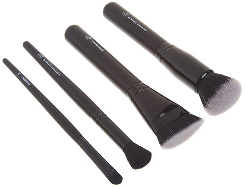 e.l.f. Complexion Perfection Brush Kit 4Piece Set, Synthetic...