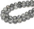 AAA Natural Map Stone Beads Gray Picasso Stone Beads for DIY Bracelet Making 15" (6mm)...