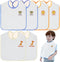 Set of 6 Baby Bibs| Waterproof Toddler Bibs| Large Towel Bibs for Toddler 1-6 Years| Bibs for Baby Boys and Girls...