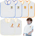 Set of 6 Baby Bibs| Waterproof Toddler Bibs| Large Towel Bibs for Toddler 1-6 Years| Bibs for Baby Boys and Girls...