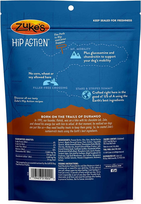 Zuke's Hip Action Natural Dog Treats, 1 lb....