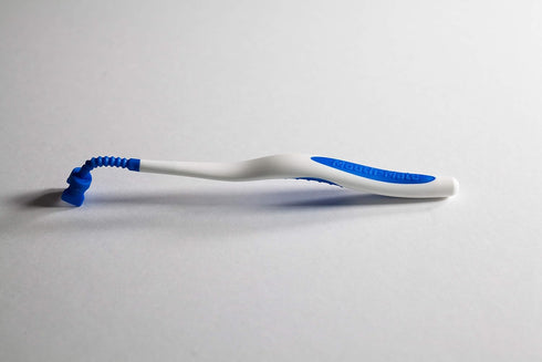 Mouth-Mate Small U-Shape Oral Hygiene and Tooth Brushing Aid with Unique Bendable Handle and Soft Tip to Improve Comfort, 2 Pack...
