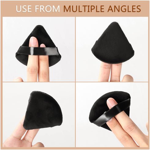 Etercycle 7-in-1 Makeup Spatula Korean and Powder Puff Set - Professional Cosmetic Palette with Triangle Puff for Eye Shadow, Eyelashes, Body Loos...