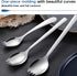 6-pack Stainless Steel Sporks for Everyday Use, Back to school lunch supplies Camping Hiking Heavy Duty Flatware set,7.6-inch (M)...