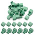 10Set 3.81mm Pitch Male Female 2-Pin PCB Screw Terminal Block Connector Plug KF2EDGK - Green, 300V 8A...