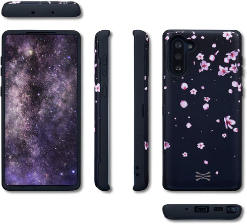 TORU CX PRO Case for Galaxy Note 10, with Card Holder | Slim Protective Cover with Hidden Credit Cards Wallet Flip Slot Compartment Kickstand | In...