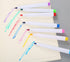 YIKANGHENG 40 Pcs Multicolour Mark Pen, Permanent Dry Erase Wipable Markers Pens with Blackboard Brush Sponge for Whiteboard, Plastic, Glass, Ston...