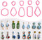 KEOKER Polymer Clay Cutters, Clay Cutters for Polymer Clay Jewelry, Basic Polymer Clay Cutters, Clay Earrings Cutters.(A)...