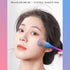 Oneleaf Standing Fish Scale Makeup Brushes Premium Synthetic Powder Blush Kabuki Foundation cosmetic Makeup 4 Pcs Brush Set-Colorful...