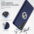 JAME Designed for Samsung Galaxy S21 Case (Not for S21 Plus & S21 Ultra), Slim Tough Rugged Shockproof Protective Case with Metal Ring Kickstand f...