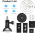Camera Mount Pipe Mounting Bracket for Stick Up Cam/Pro/Battery with Pan-Tilt, R ing Indoor Camera, Spotlight Cam, Spotlight Camera Plus/Pro Surve...