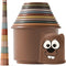 Kidsthrill Set Brown-theme Modern Design 11 Stacking Cups Baby Toys for Boys & Girls, Drain Holes for Baby Bath Toys Pool Toys and for Beach Sand ...