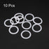 uxcell Silicone O-Rings, 20mm OD 15.2mm ID 2.4mm Width VMQ Seal Gasket for Compressor Valves Pipe Repair, White, Pack of 10...