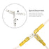 HKS 60PCS Piggyback Spade Connector Yellow 12-10 AWG - Heat Shrink Electrical Quick Disconnect Wire Connectors Kit - Tinned Red Copper - Automotiv...
