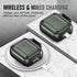 Maxjoy for AirPods 2nd Generation Case with Cleaner Kit,Powerful Magnetic,Drop-Proof and Wear-Resistant,Compatible with AirPods Case Cover for Men...