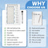 Chore Chart for Kids Sliding Routine Chart ADHD Tools for Kids to Do List Checklist Routine Planning Board for Fridge with Magnetic Marker and Des...