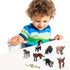 20Pcs Small Plastic Animals Figures - Rain Forest Animals Figures, Animals Toys, Nocturnal Animals Educational Toys for Science Project Cake Party...