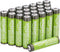 Amazon Basics 24-Pack Rechargeable AAA NiMH High-Capacity Batteries, 850 mAh, Recharge up to 500x Times, Pre-Charged...