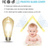 Dimmable Vintage Edison LED Bulb,Antique 40W Vintage Edison Bulb,E26 Light Bulb Led Bulb 400 Lumens Warm white 2700K,Pack of 6...