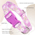 Girl Dog Collar with Purple Floral Patterns, Adjustable Cute Soft Pet Collar with Quick Release Buckle for Small Medium Large XL Dogs (Purple Flow...