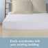 Today’s Home Classic Tailored Bed Skirt Dust Ruffle, Cotton Blend Design, 14" Drop Length, Queen, Ivory...