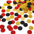 Glitter Confetti Circles Table Decoration and Wedding Party Decoration, 1.2’’ in Diameter (gold glitter, black, red,300pc)...