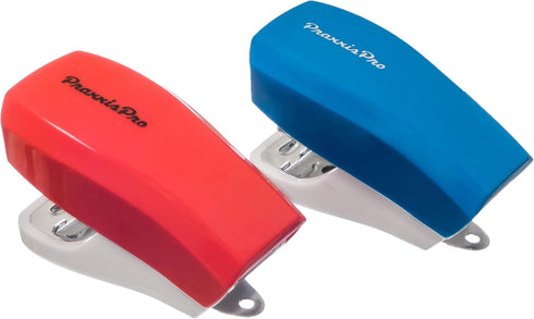 Aria Premium Mini Stapler Set by PraxxisPro - with Built-in Staple Removers, 2000 Standard Staples Included - for Office, School, and Travel, Set ...