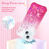 Ruky for iPhone 15 Case, with Screen Protector Glitter Sparkle Flowing Quicksand Waterfall Flexible Soft TPU Protective Women Girls Phone Case for...