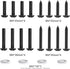 Universal TV Mounting Hardware Kit Set?M4 Replacement TV Mounting Screws, Screw Package Includes Round Head Machine Screw, Round Head self-Tapping...