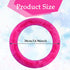 Fluffy Steering Wheel Cover for Women & Girls,Soft Furry Steering Wheel Cover Warm Fuzzy Steering Wheel Cover Non-Slip Universal Fit 15 Inch (Rose...