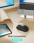Nulea Wireless Bluetooth Mouse, Dual-Mode Connectivity (Bluetooth 5.0 & 2.4G USB) Computer Mouse, Sleek, Portable, Compact Design in 10 Colors, Pe...