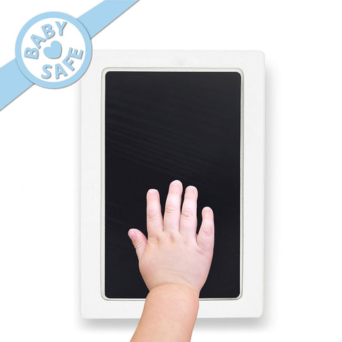 Extra Large Clean Touch Ink Pad for Baby Handprints and Footprints – Inkless Infant Hand & Foot Stamp – Safe for Babies, Doesn’t Touch Skin – Perf...