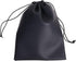 BCP 3pcs 7.5x9” Black Color PU Leather Double Drawstring Protection Headphone Pouch Bag Headphone Pouch (7.5x9)...
