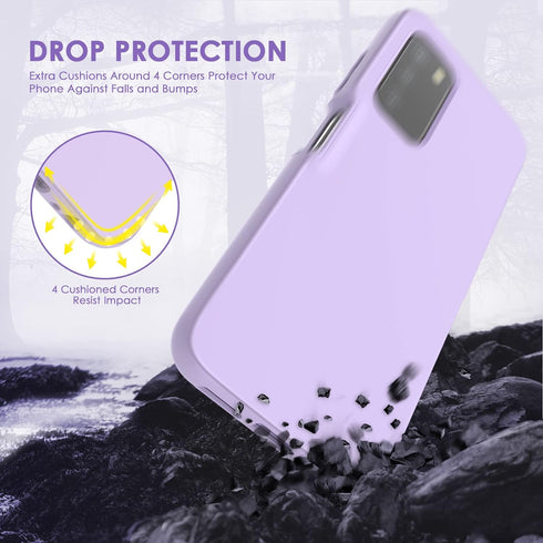 for Samsung Galaxy A03s Phone Case: Shockproof Silicone Slim Covers Hybrid Pretty Protective Cell Cases - Durable TPU Dual Layer Drop-Proof Girl&B...
