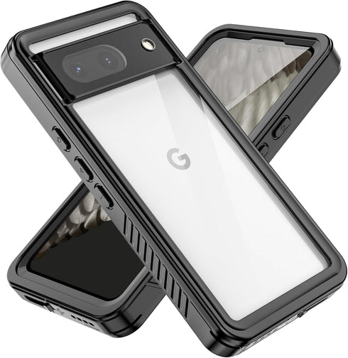 IP68 Waterproof Case for Google Pixel 8, 100% passed The waterproof quality test,360° full-enclosure design,dustproof, underwater phone case,Black...