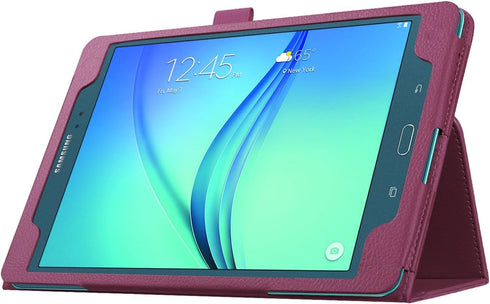 Asng for Samsung Galaxy Tab A 8.0 2015 Case - Slim Folding Cover Case with Auto Wake/Sleep and Stylus Pen Loop for Galaxy Tab A 8.0 Tablet SM-T350...