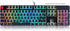 Glorious Aura V1 (Black) Pudding Keycaps - Double Shot PBT Translucent for Mechanical Keyboards, 104 Key Set, TKL, Compact Compatible, English (US...