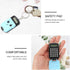 2pcs Mini Calculator Keychain Portable Cute Cartoon Calculator Electronic Pocket Calculator with Key Ring for Children Students School Supplies Ke...