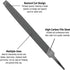 Century Drill & Tool – 04054 Mill Bastard Hand File – 12” Carbon Steel Construction with Steel Finish – Metal Working & Construction Projects...