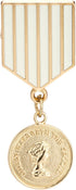 Knighthood Men's Queen Elizabeth Honorary Lapel Pin Brooch Badge Golden...