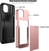 Nvollnoe for iPhone 13 Pro Case with Card Holder Heavy Duty Protective Dual Layer Shockproof Hidden Card Slot Slim Wallet Case for iPhone 13 Pro f...