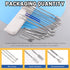 Glarks 17Pcs Capsule Filling Micro Lab Spoon Kits Sampling Spoon Mixing Spatula Laboratory Tiny Mixing Spatula Long Sampling Spoon for Powders Gel...