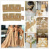 6 Packs Hair Tie Favors for Bridesmaids, Bachelorette Party & Bridal Shower Gifts (Gold)...
