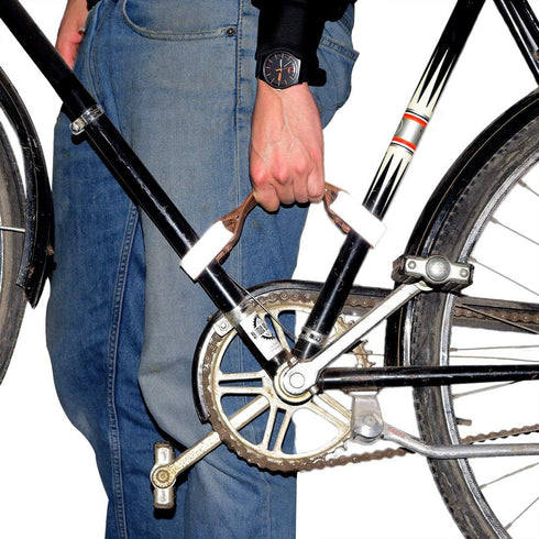Hide & Drink Rustic Leather Bicycle Frame Handle (Bike Handle) Handmade...