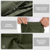 linlon Mens Outdoor Lightweight Hiking Shorts Quick Dry Cargo Shorts Sports Casual Tactical Fishing Shorts, Army Green,30...