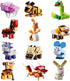 Party Favors for Kids Goodie Bags,12PCS Mini Building Blocks Animal, Building Sets Stem Toys, Assorted Building Blocks Sets for Birthday Party Gif...