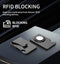 Slim Card Holder Wallet for Men, GPS Carbon Fiber Money Clip Wallet, RFID Blocking Aluminum Slim Cash Credit Card Holder (Not Include GPS Tracker)...