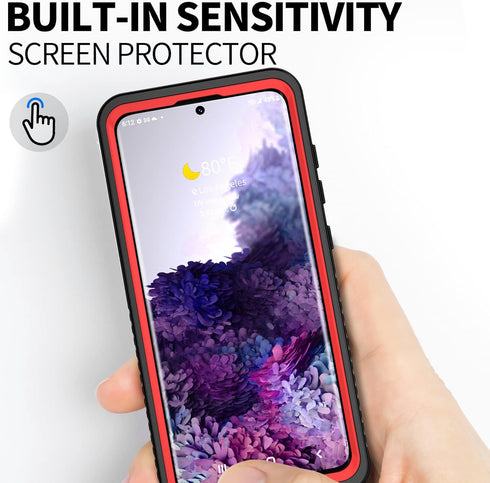BEASTEK Galaxy S20 Plus Waterproof Case, Shockproof Dustproof IP68 Underwater Case, FSN Series with Built-in Screen Protector Anti-scratch 360 Cov...